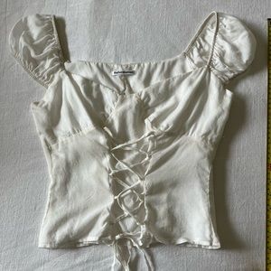 NWOT Reformation Milkmaid Top